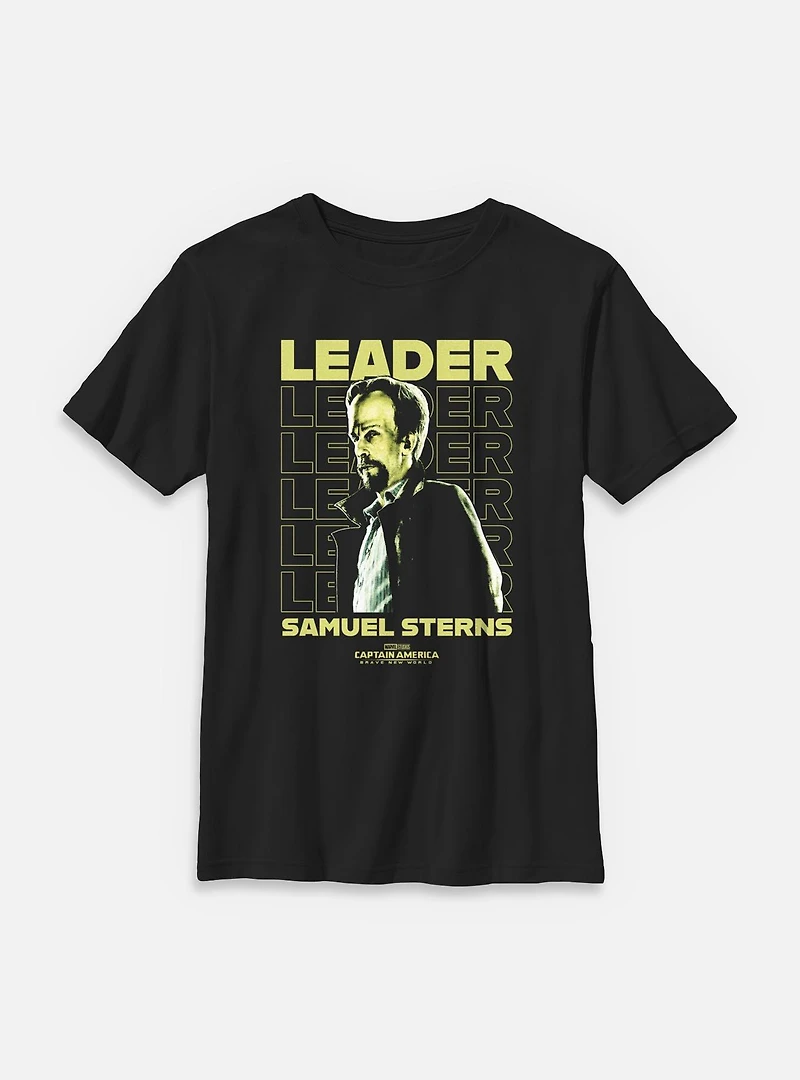 Captain America: Brave New World Leader Samuel Sterns Youth T-Shirt