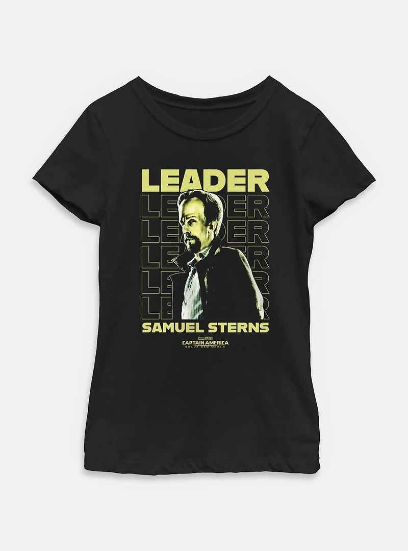 Captain America: Brave New World Leader Samuel Sterns Youth Girls T-Shirt