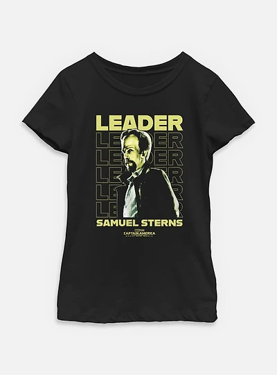 Captain America: Brave New World Leader Samuel Sterns Youth Girls T-Shirt