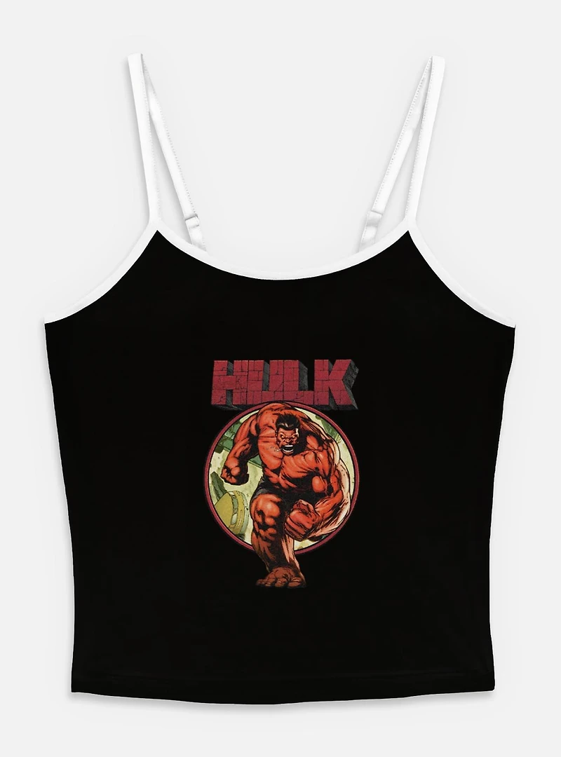 Marvel Red Hulk Run Womens Cami