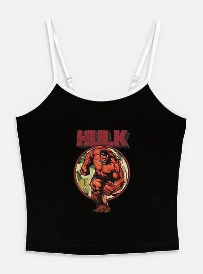 Marvel Red Hulk Run Womens Cami