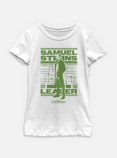 Captain America: Brave New World Samuel Sterns Leader Poster Youth Girls T-Shirt