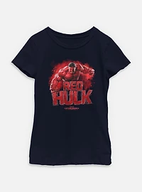 Captain America: Brave New World Red Hulk Youth Girls T-Shirt
