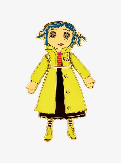 Loungefly Coraline Doll Coraline Moving Limited Edition Enamel Pin - BoxLunch Exclusive