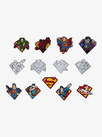 FiGPiN DC Comics Superman Characters Blind Box Enamel Pin