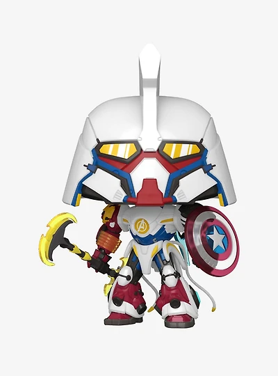 Funko Pop! Super Marvel What If...? Avenger Mech Vinyl Bobblehead