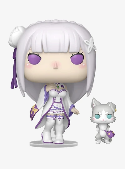 Funko Pop! Animation Re: Zero Starting Life in Another World Emilia with Puck Vinyl Figure