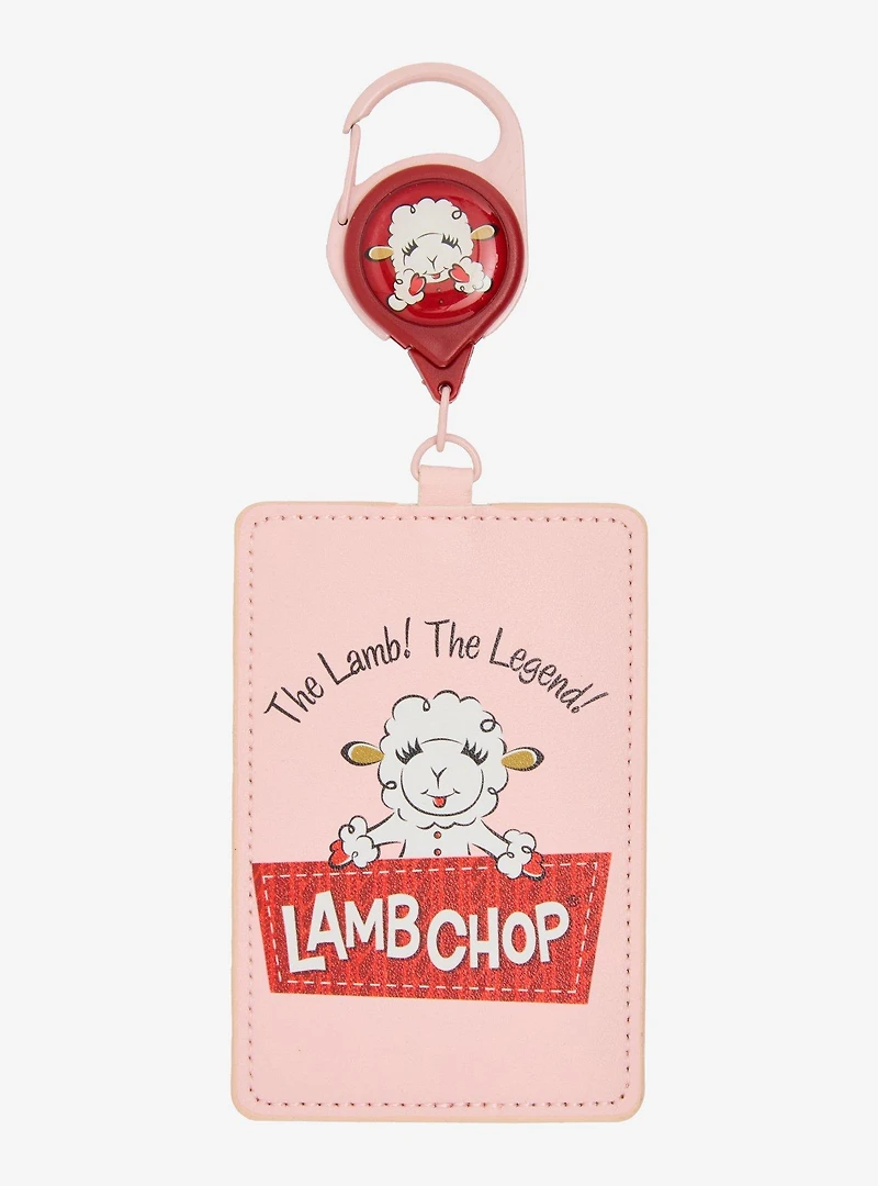 Lamb Chop Retractable Lanyard
