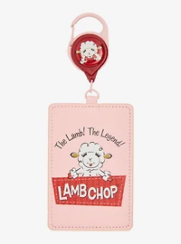 Lamb Chop Retractable Lanyard