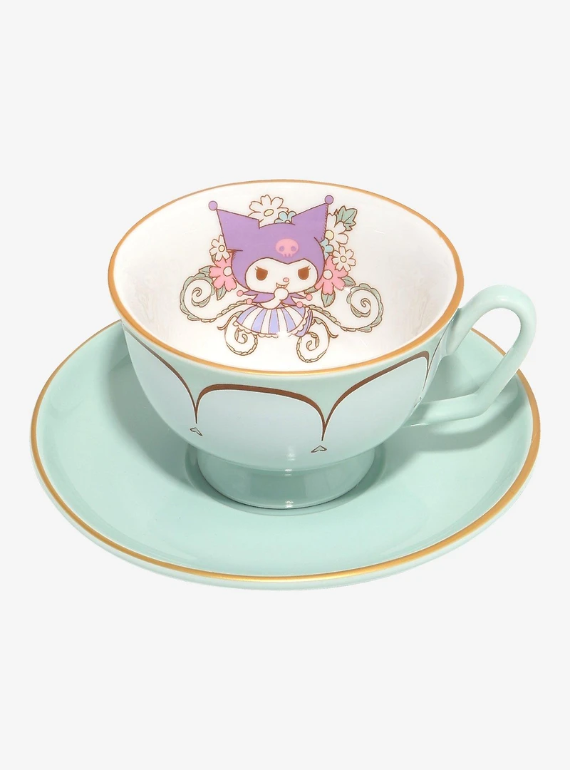 Sanrio Kuromi Floral Tea Cup and Saucer — BoxLunch Exclusive