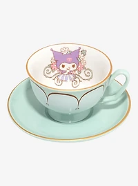 Sanrio Kuromi Floral Tea Cup and Saucer — BoxLunch Exclusive