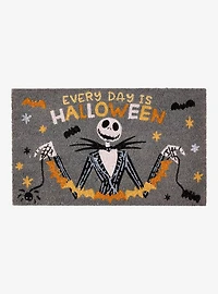 Disney The Nightmare Before Christmas Jack Skellington Every Day Is Halloween Door Mat