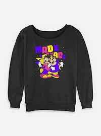 Disney Goofy Made 90s Womens Slouchy Sweatshirt