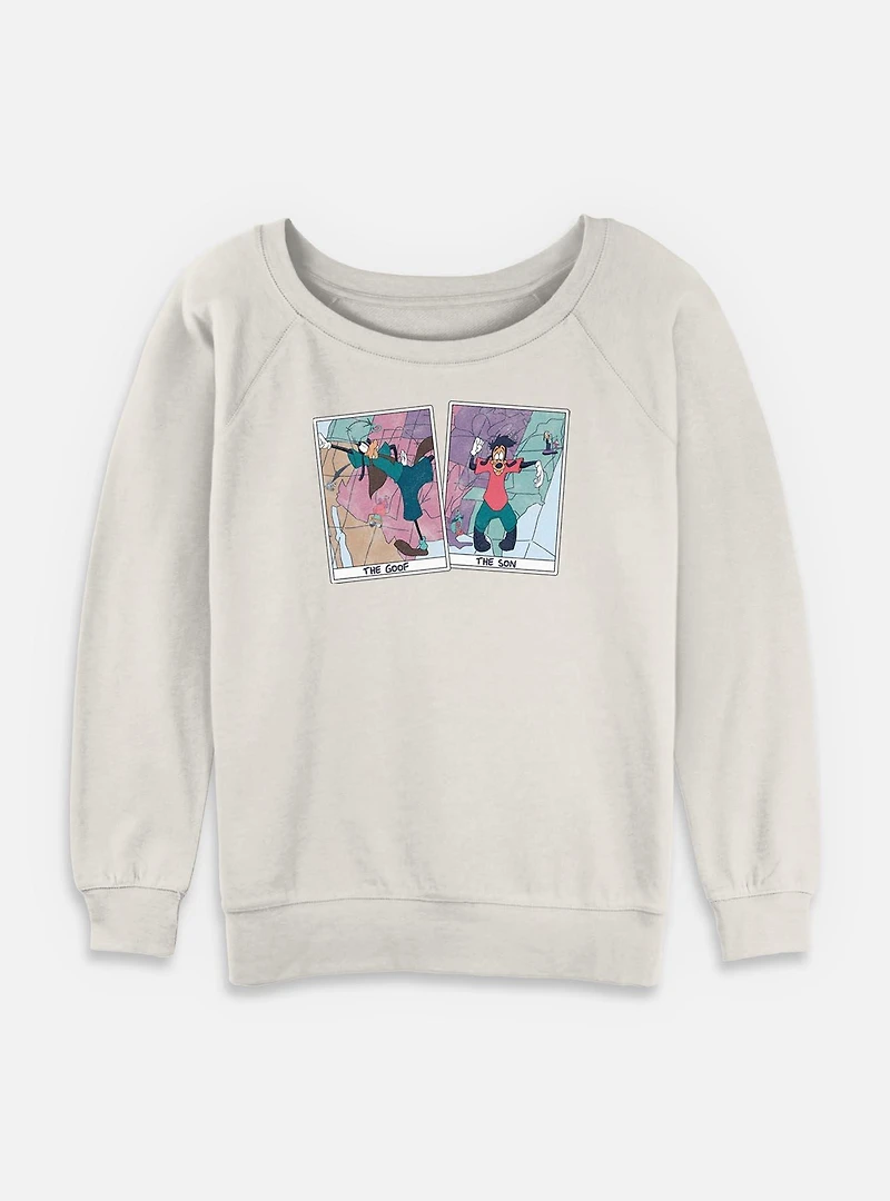 Disney Goofy A Trip Womens Slouchy Sweatshirt