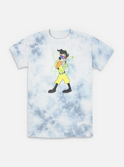 Disney Goofy Powerline Style Tie-Dye T-Shirt
