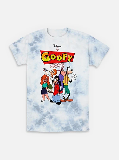 Disney Goofy Logo Group Tie-Dye T-Shirt