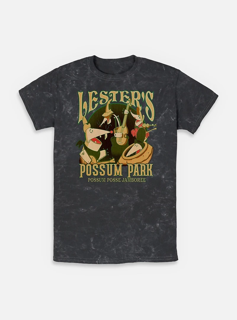 Disney Goofy Lesters Possum Park Mineral Wash T-Shirt