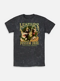 Disney Goofy Lesters Possum Park Mineral Wash T-Shirt