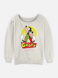 Disney Goofy And Son Womens Slouchy Sweatshirt