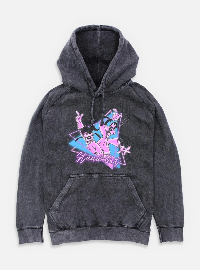 Disney Goofy Triangle Stand Out Mineral Wash Hoodie