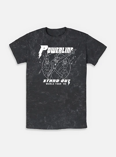 Disney Goofy World Tour Powerline Mineral Wash T-Shirt