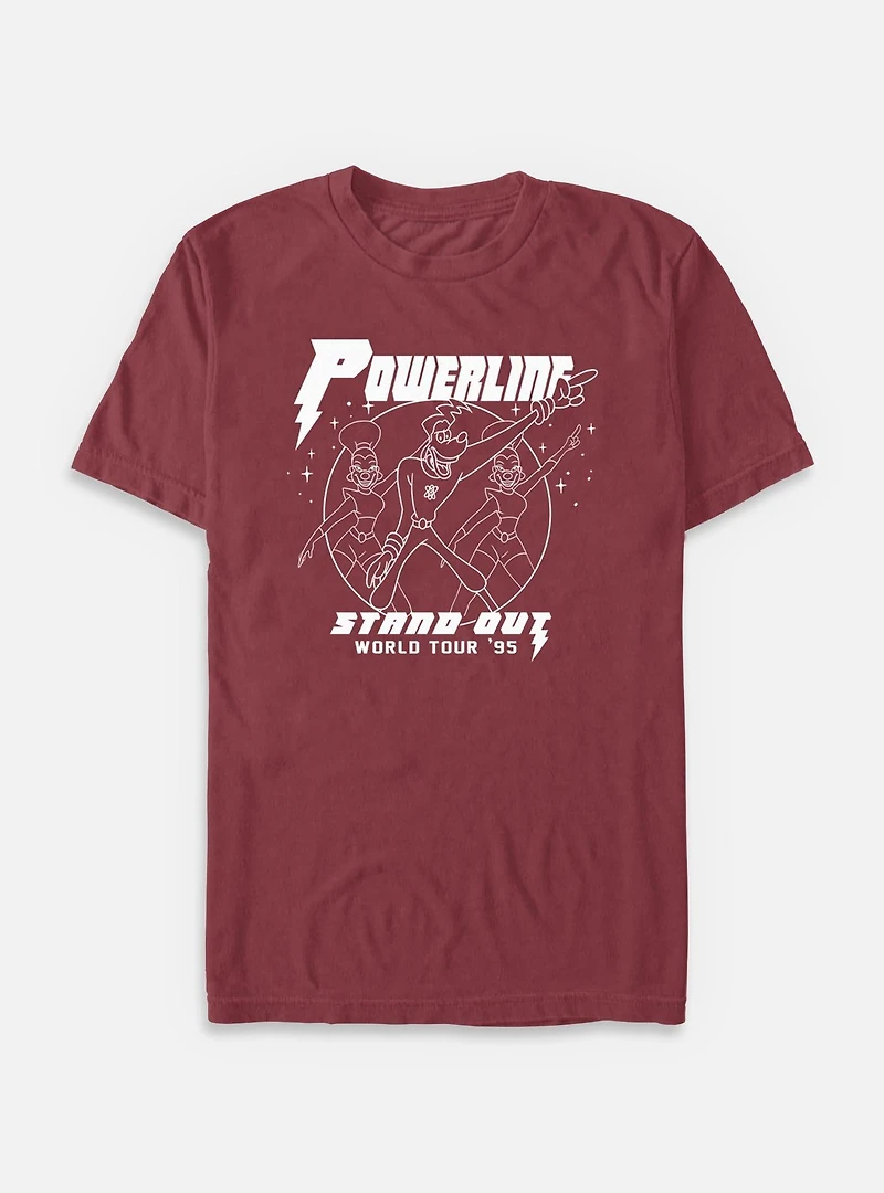 Disney Goofy World Tour Powerline Garment Dye T-Shirt