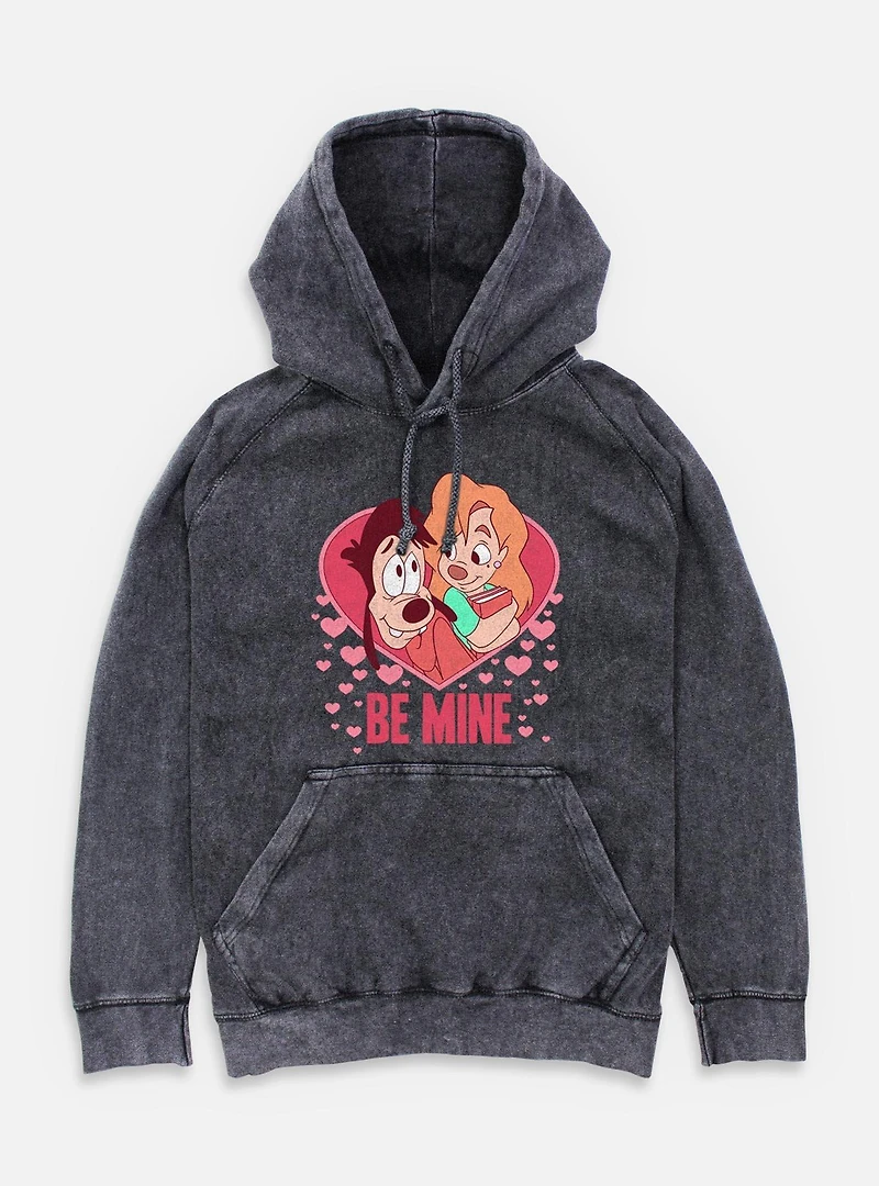 Disney Goofy Max And Rox Be Mine Mineral Wash Hoodie