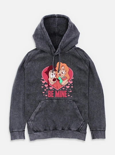 Disney Goofy Max And Rox Be Mine Mineral Wash Hoodie