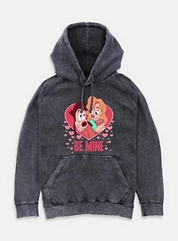 Disney Goofy Max And Rox Be Mine Mineral Wash Hoodie
