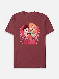 Disney Goofy Max And Rox Be Mine Garment Dye T-Shirt