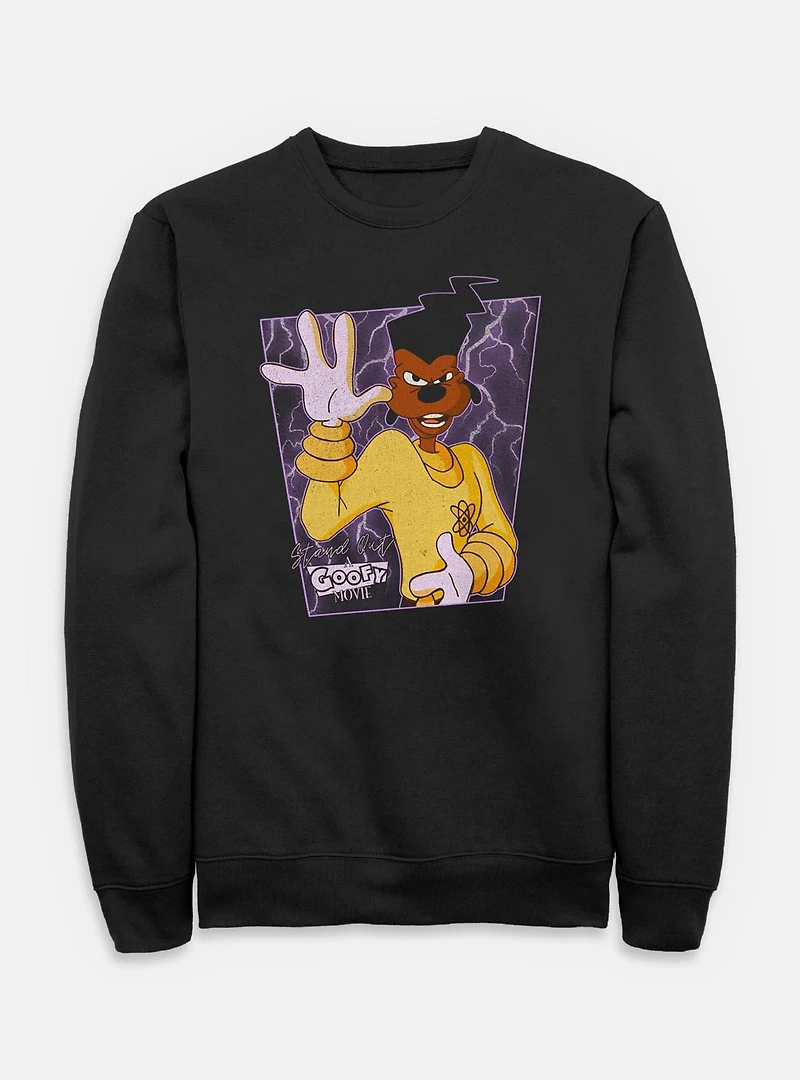Disney Goofy Powerline Portrait Sweatshirt