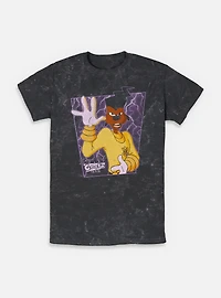 Disney Goofy Powerline Portrait Mineral Wash T-Shirt