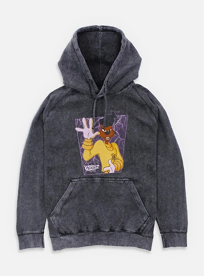 Disney Goofy Powerline Portrait Mineral Wash Hoodie
