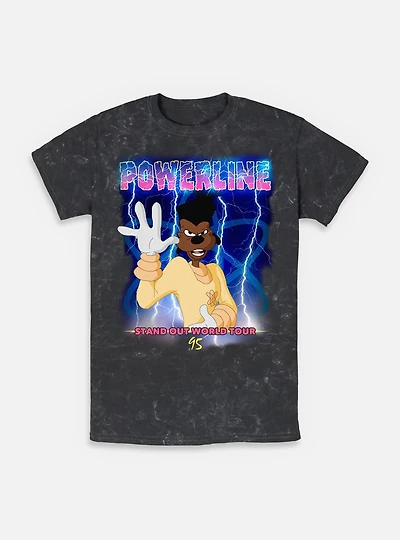 Disney Goofy Powerline Tour 96Mineral Wash T-Shirt