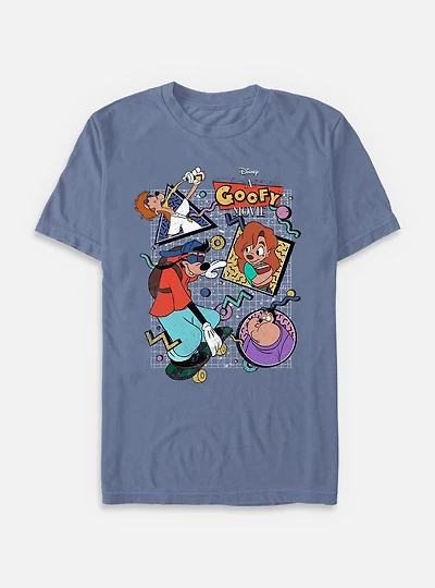Disney Goofy 90s Goof Collage Garment Dye T-Shirt