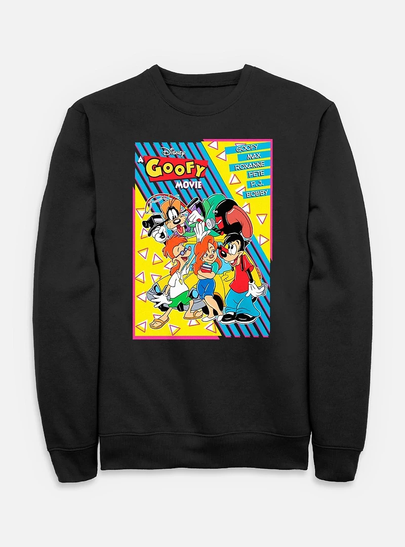 Disney Goofy Retro Group Poster Sweatshirt