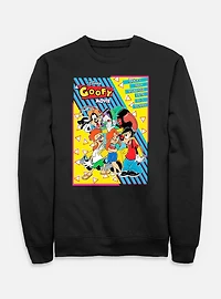 Disney Goofy Retro Group Poster Sweatshirt