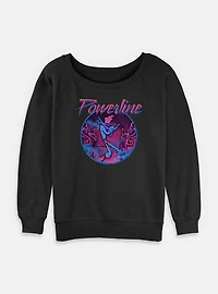 Disney Goofy Powerline Icon Womens Slouchy Sweatshirt