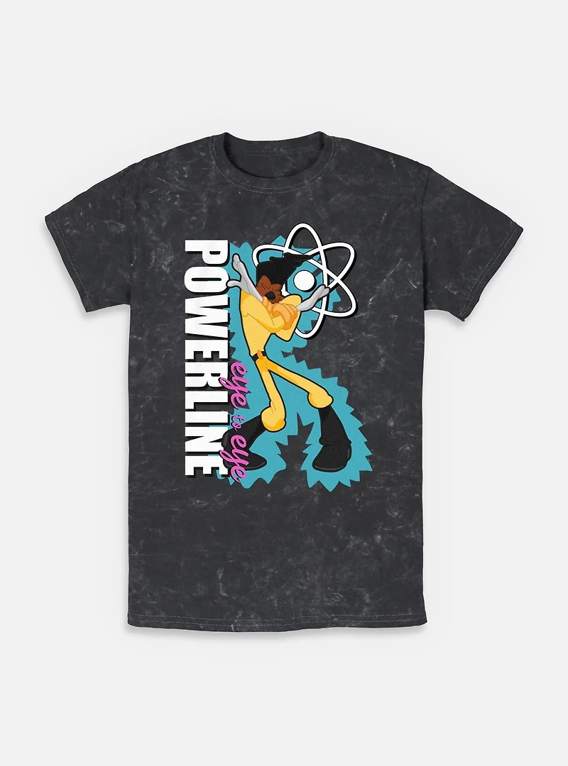 Disney Goofy Eye To Powerline Mineral Wash T-Shirt