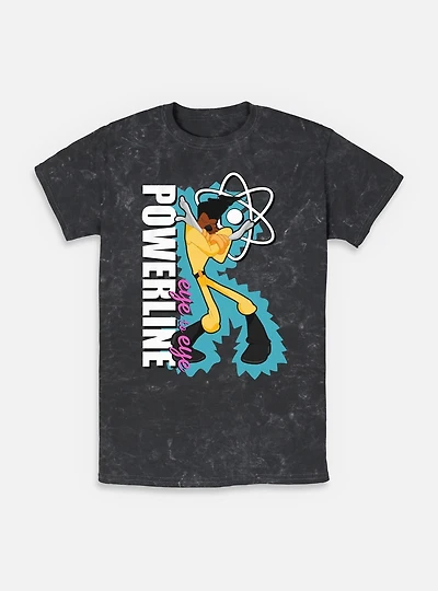 Disney Goofy Eye To Powerline Mineral Wash T-Shirt
