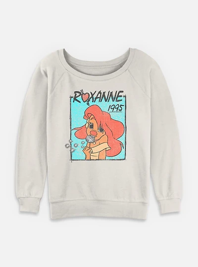Disney Goofy Roxanne 1995 Womens Slouchy Sweatshirt