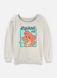 Disney Goofy Roxanne 1995 Womens Slouchy Sweatshirt
