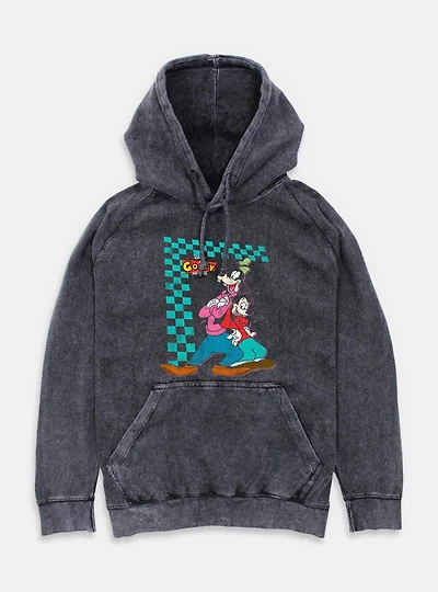 Disney Goofy And Max Stance Mineral Wash Hoodie