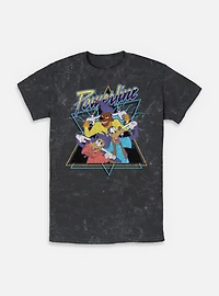 Disney Goofy Powerline Goof GroupMineral Wash T-Shirt