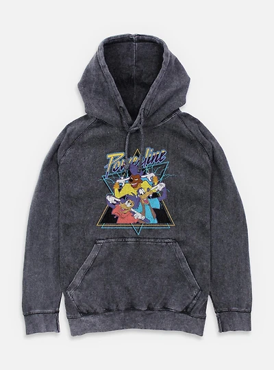 Disney Goofy Powerline Goof GroupMineral Wash Hoodie