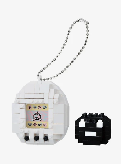 Kawada Tamagotchi Nanoblock Character Collection Series First Generation Tamagotchi (White Ver.) Build Kit