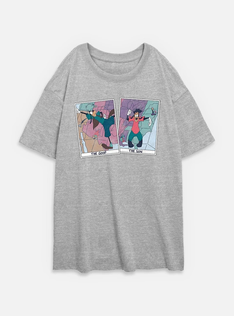 Disney Goofy A Trip Womens Oversized T-Shirt