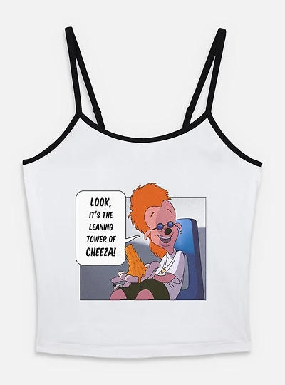 Disney Goofy Tower Of Cheeza Womens Cami