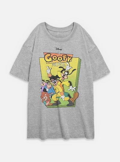 Disney Goofy Cover Womens Oversized T-Shirt