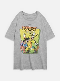 Disney Goofy Cover Womens Oversized T-Shirt